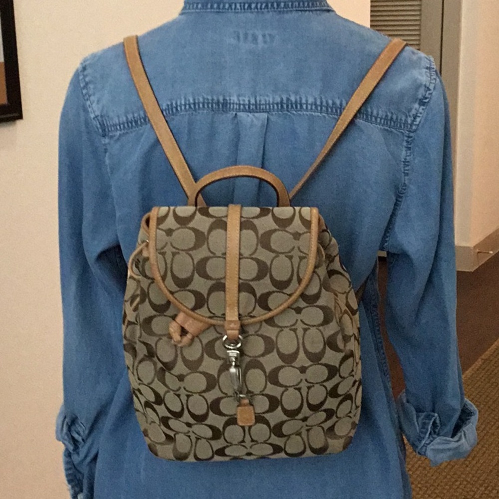 Coach  Signature C Backpack Rare